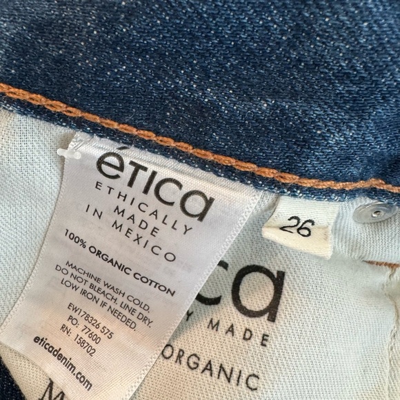 Etica Blue Distressed Women Jeans - Picture 5 of 11